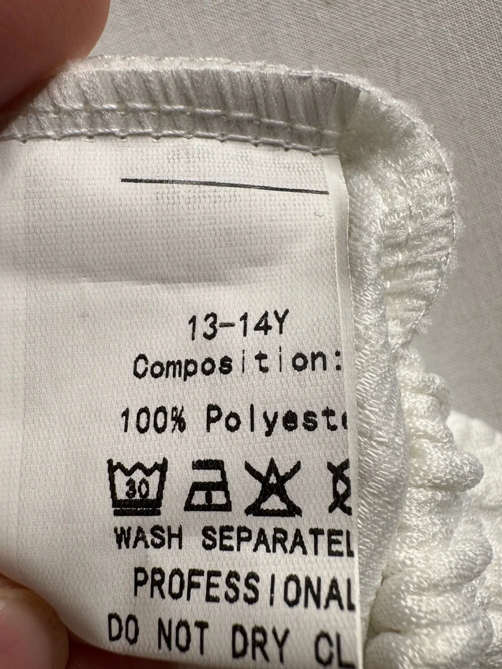 Kids White 'King' One-Piece Set